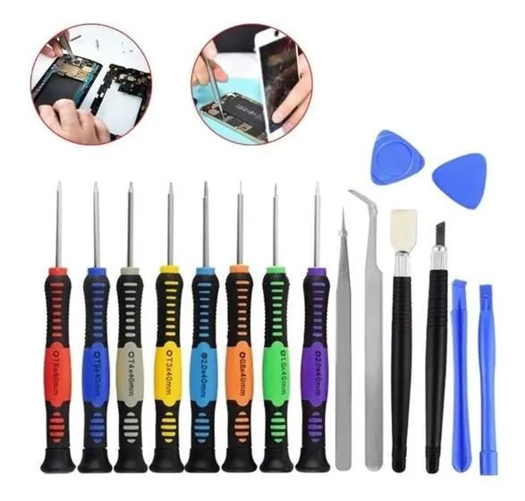 Jogo De Chaves Para Assistência Técnica De Celular 