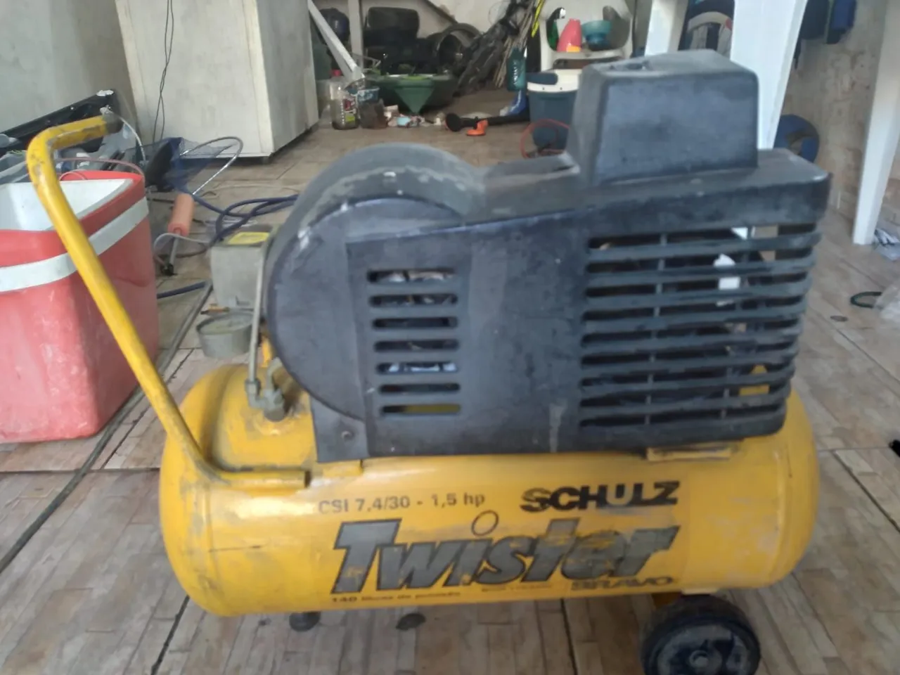 Compressor de Ar Schulz Twister Bravo 1.5 hp vai sem mangueira