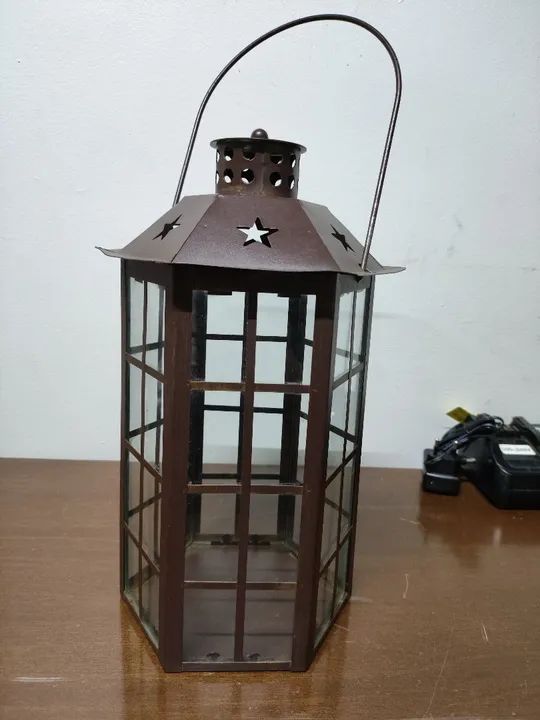 Lanterna Marroquina de Metal - Decoração e Iluminação - Foto 3