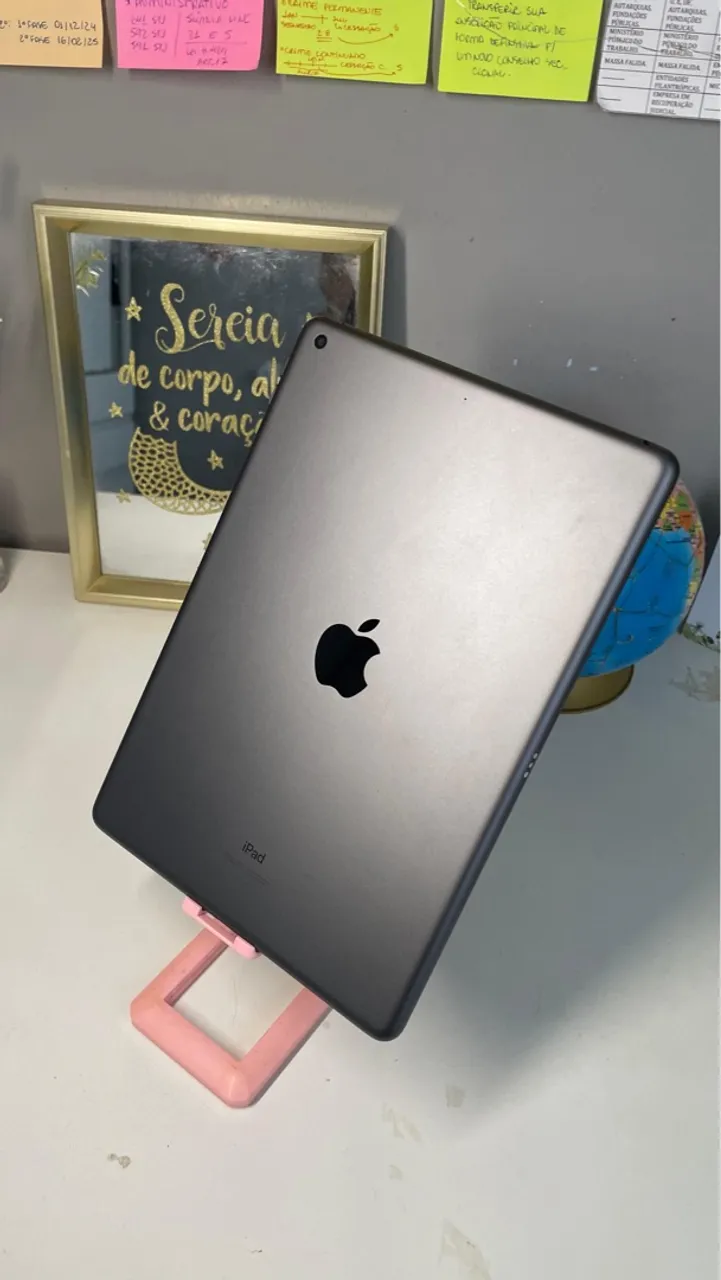 iPad 9 novo com saúde de bateria 100% com caixa e carregador