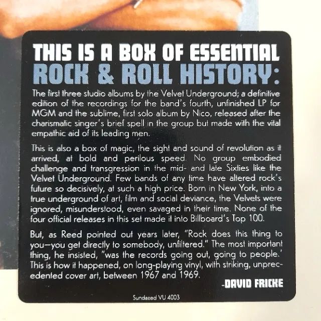 洋楽 THE VELVET UNDERGROUND THE VERVE MGM Box Mono The Velvet Underground - The Verve/MGM Albums (Com 5 LPs