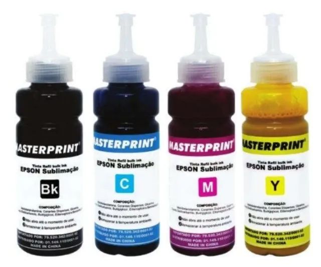 TINTA EPSON SUBLIMAÇÃO SUBLIMATICA UNIVERSAL MASTERPRINT 100 ML - Foto 3