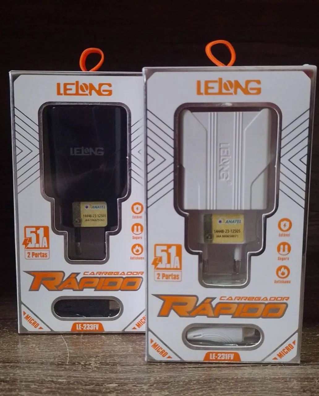 Carregador Rápido 5.1A 2 Portas LeLong
