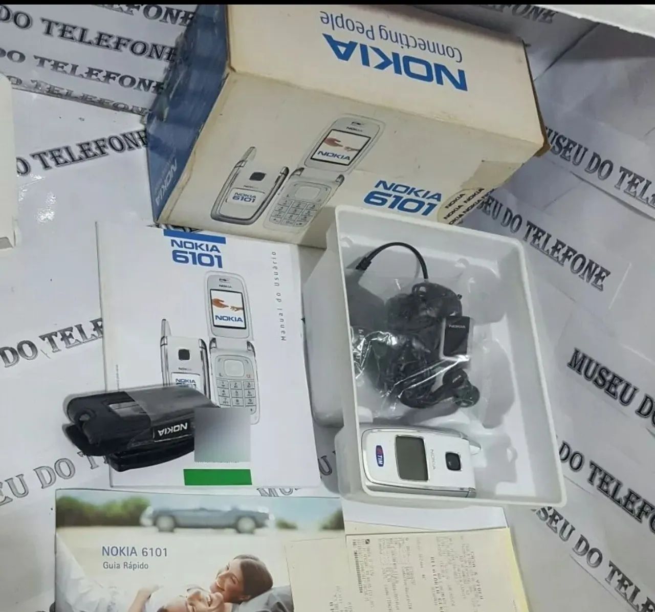 Nokia 6101 BRANCO celular antigo RELÍQUIA TODO ORIGINAL DE FÁBRICA  - Foto 4