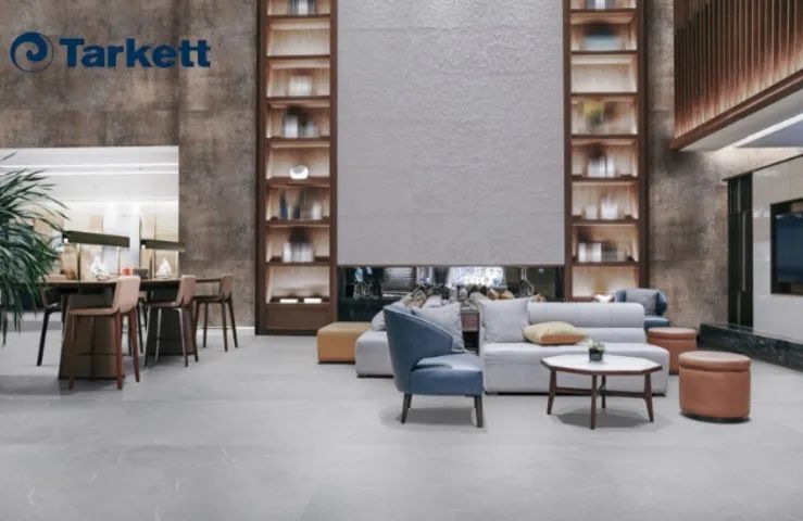 Piso vinílico Tarkett Ambienta Stone Galena 92x92cm comercial 3mm - Foto 4