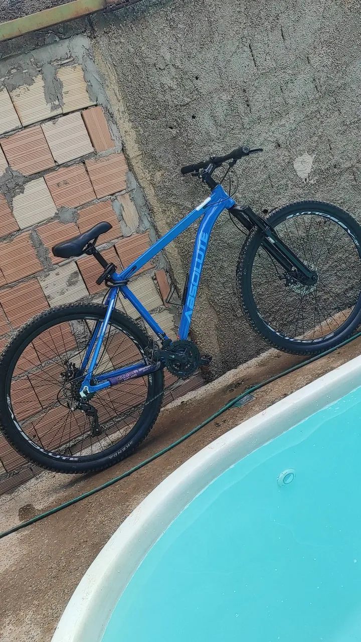 Bicicleta Aro 29 Absolute troco por iphone dou volta no dinheiro  - Foto 5