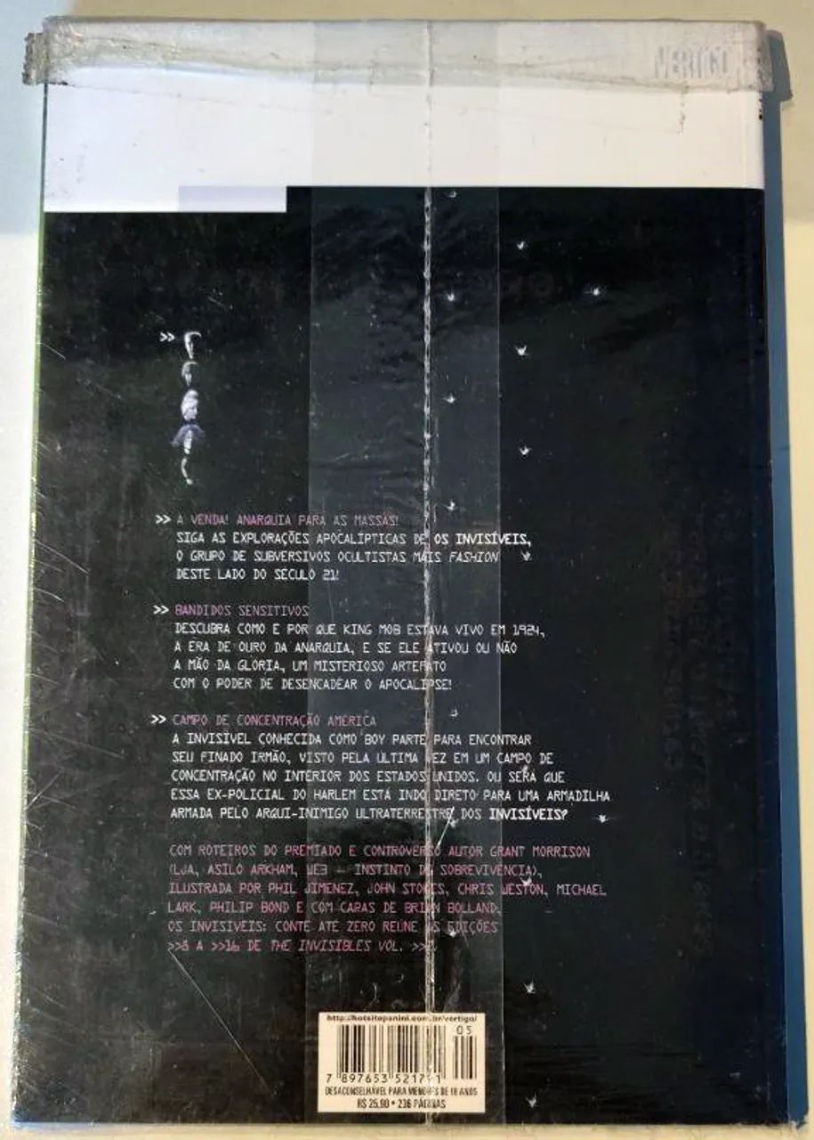 Os Invisíveis 5 Conte Até Zero Vertigo Panini Grant Morrison - Foto 2