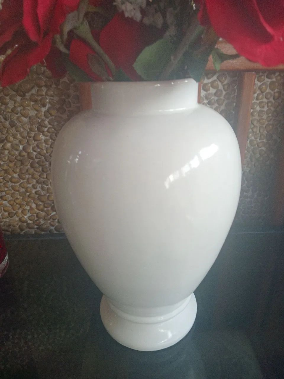 Jarro de flores branco - Foto 2