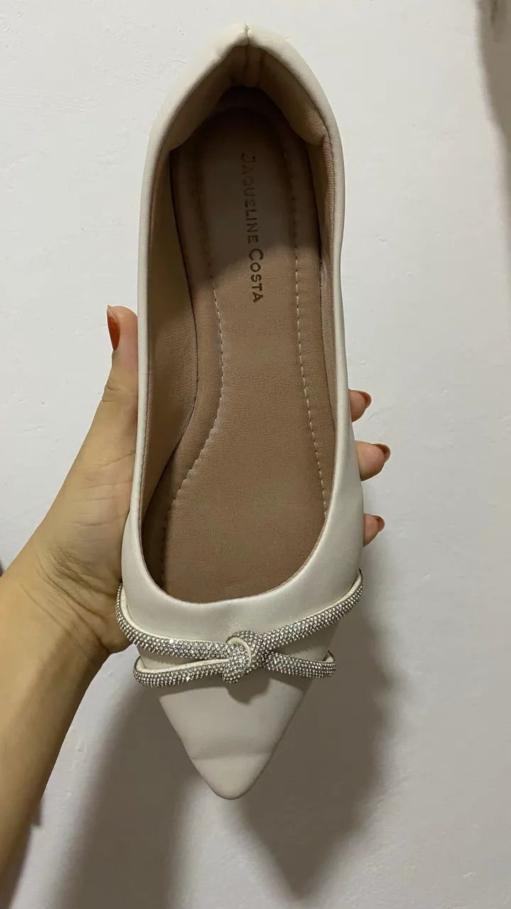 Sapatilha branca  - Foto 4