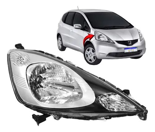 Farol Honda Fit 2009 2010 2011 2012 L.d Dianteiro Novo