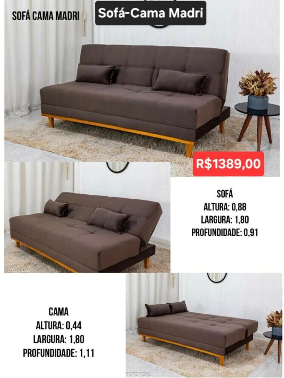 Sofá cama madri 