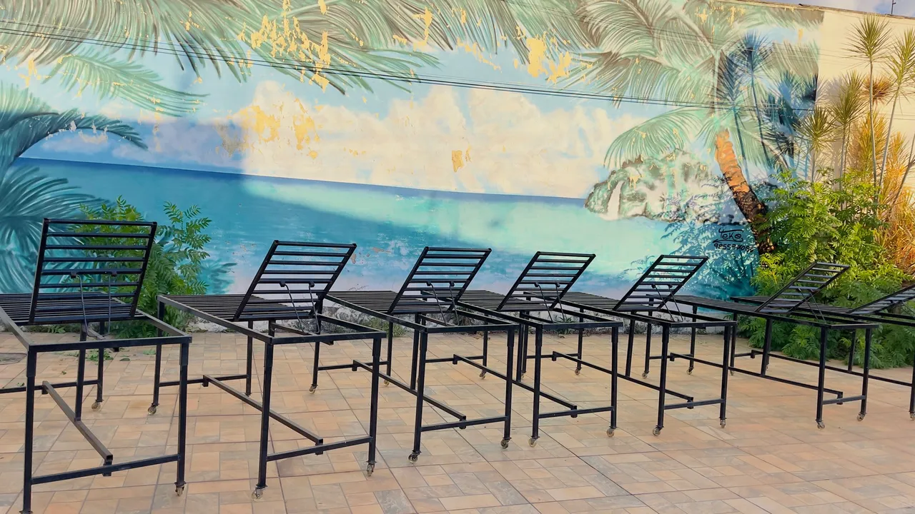 Espaço de bronzeamento