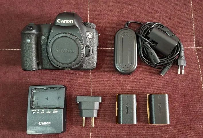 Câmera Canon EOS 6D Full Freme (Corpo)64298051587585122