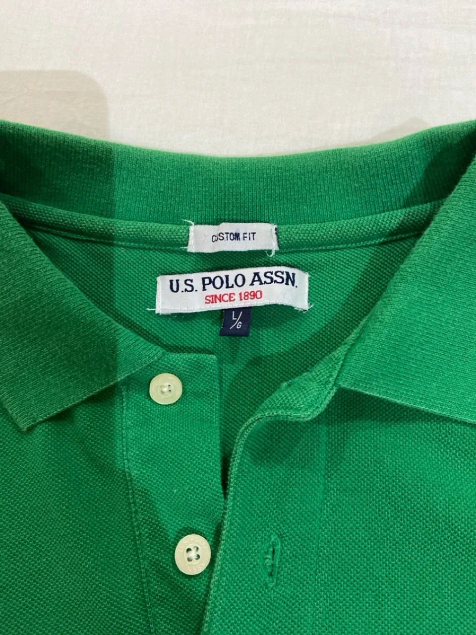 Camisa Polo Verde US Polo Assn Original - Foto 3