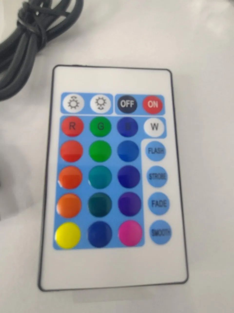 Fita LED RGB USB com Controle 5V - 02 metros - Rolo - Nova - Foto 2