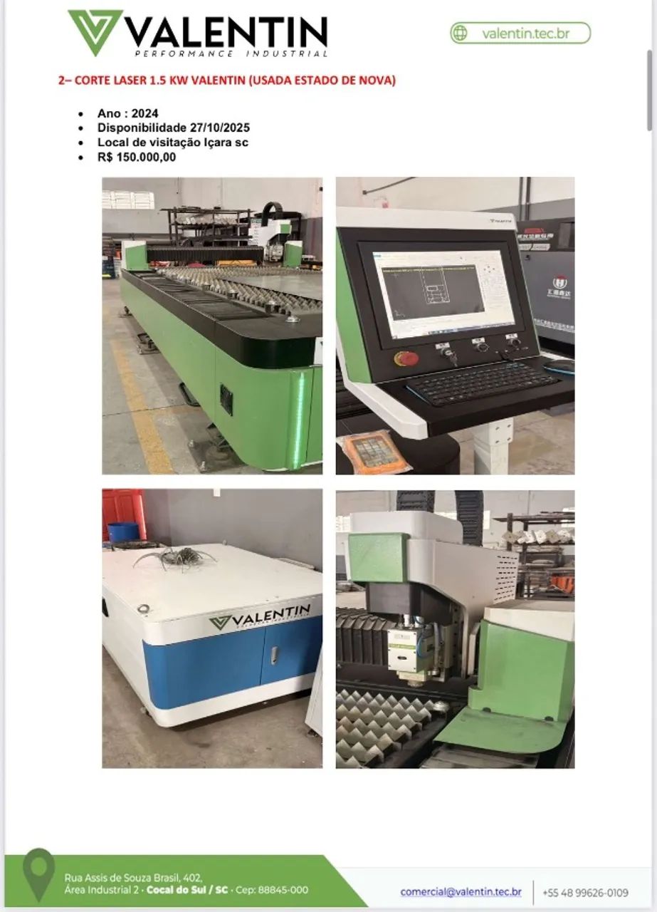 MAQUINA LASER USADA, EM ÓTIMO ESTADO DE USO! - Foto 3