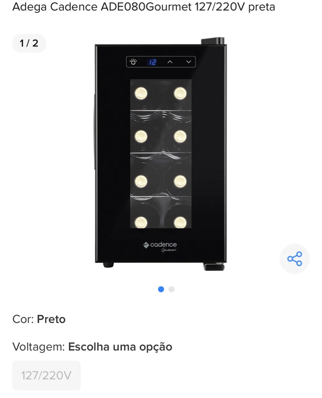 Vendo Adega Cadence