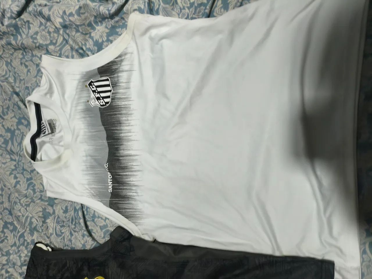 2 camisas regatas do Santos tamanho M - Foto 5