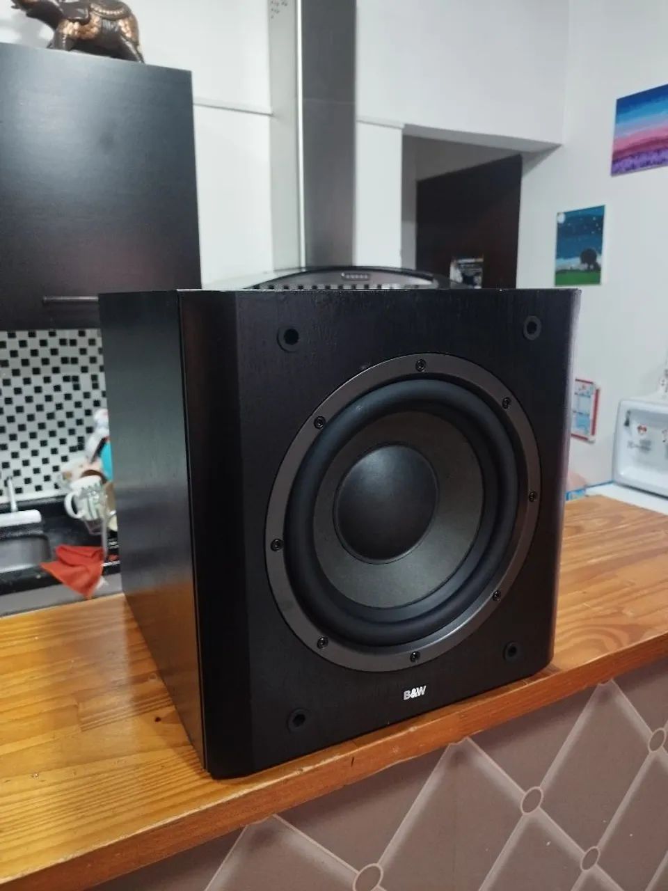 Subwoofer B&W ASW600 10 polegadas 22 HZ 150 A 300W  GRAVE PODEROSO 