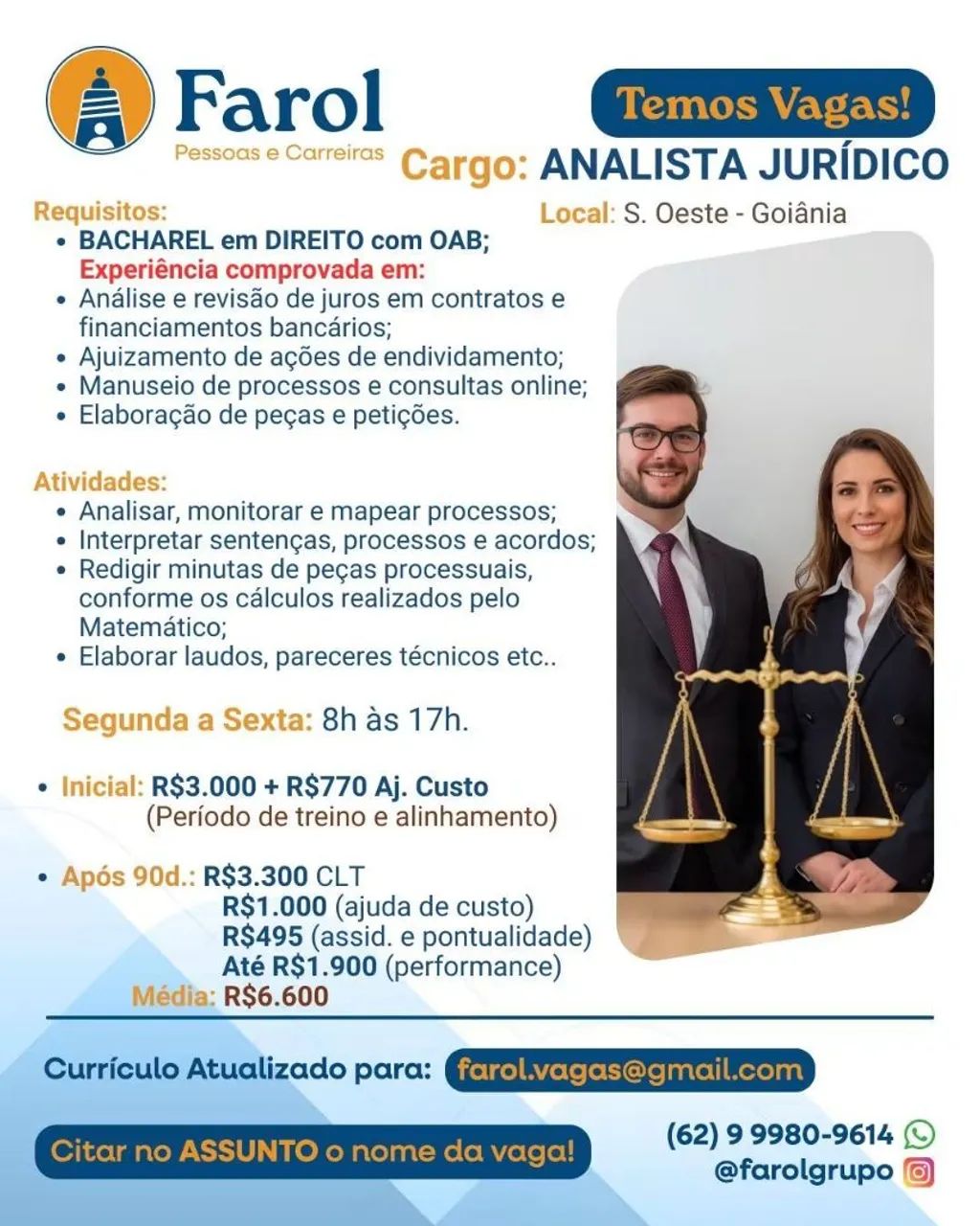 Vagas de Emprego URGENTES  - Foto 3