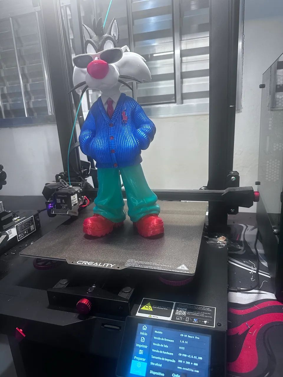 Impressora 3d Cr10 Smart pro 300x400mm - Foto 4