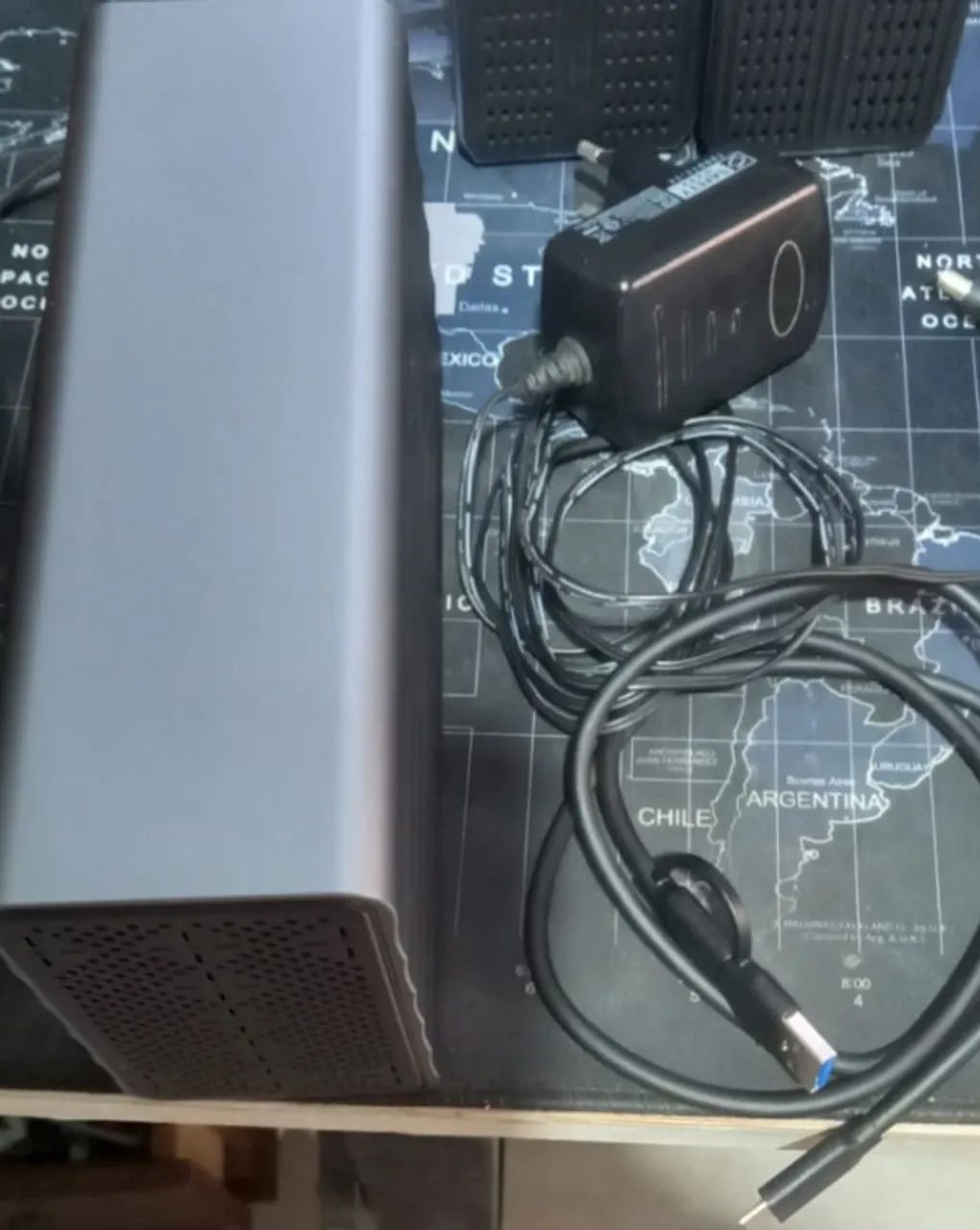 CASE EXTERNA COM 2 HDs (1TB+ 1.5TB) - Foto 2