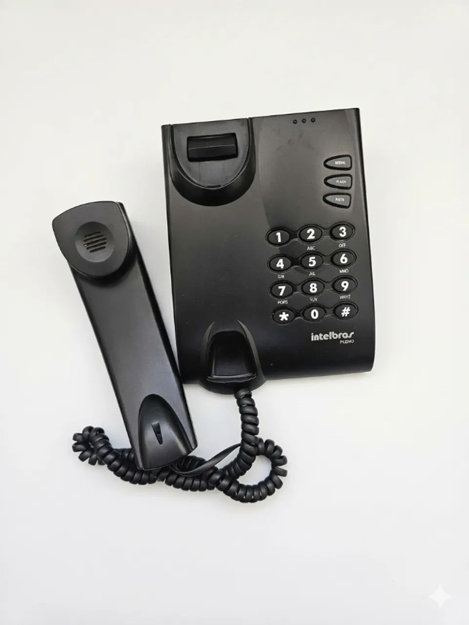 Telefone Fixo Pleno Intelbras  Sem Chave De Bloqueio Grafite- USADOS