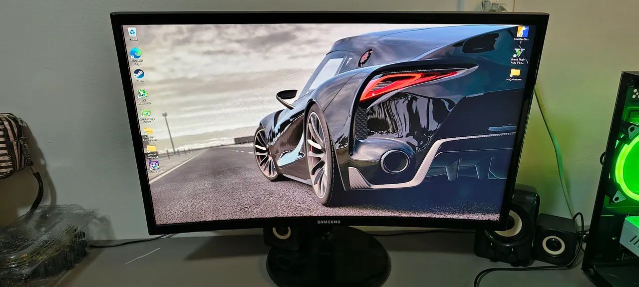 Monitor Samsung 24 polegadas curvo