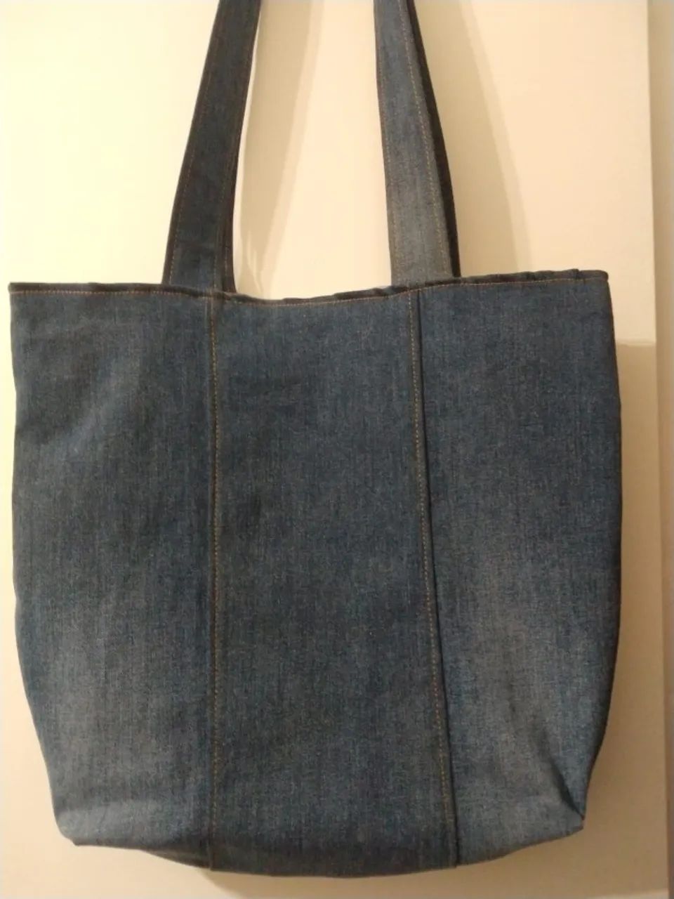 Bolsa Jeans Artesanal modelo único Cod 034 - Foto 2