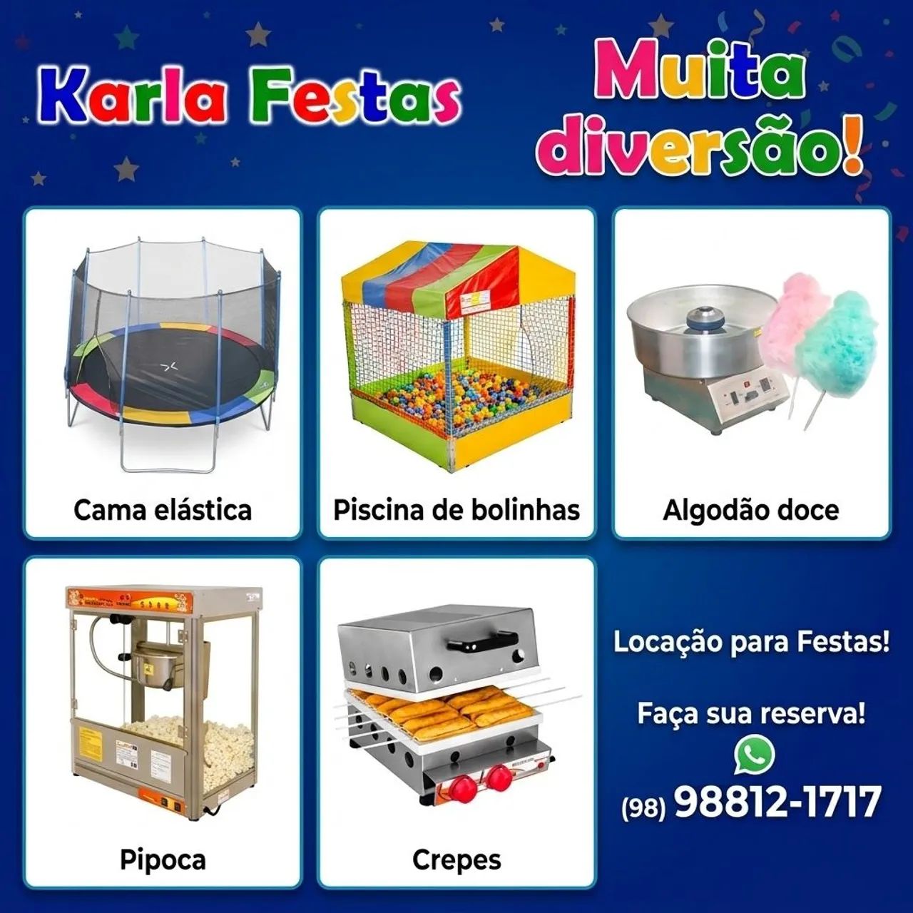 Locação para sua Festa Completa 