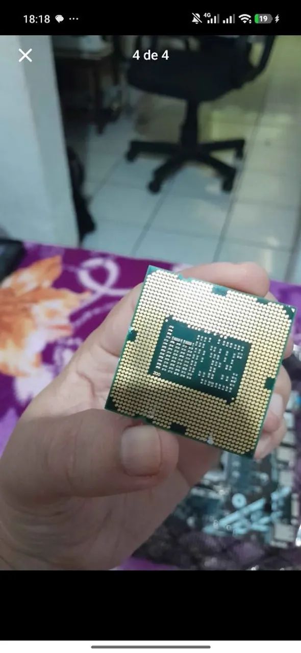 Placa mãe seminova +processador 1a geração  - Foto 3