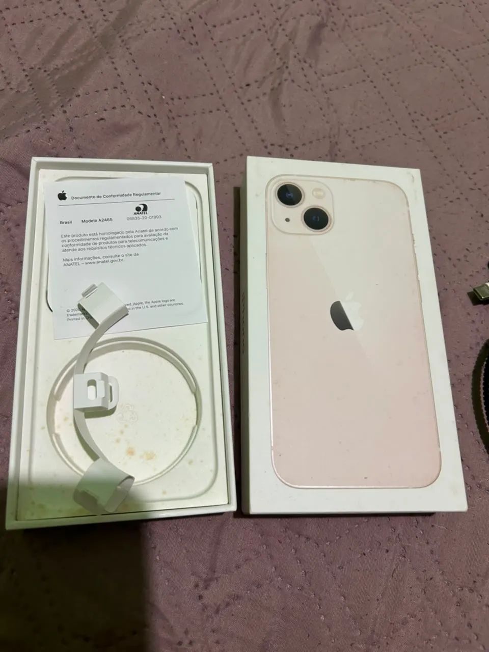 iPhone 13 128G cor Rosa único dono