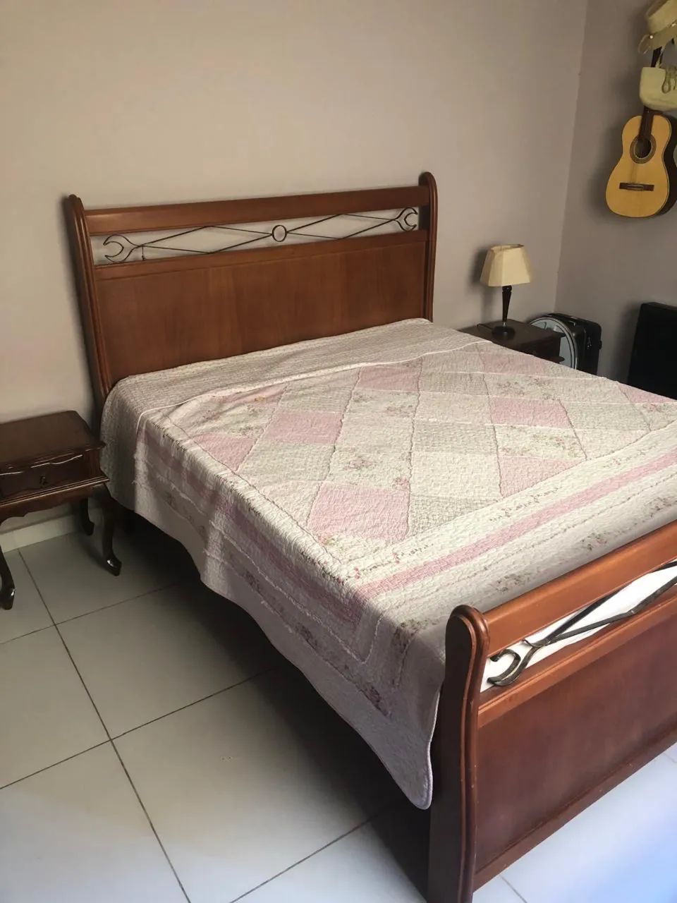 Guarda roupa e cama queen cedro rosa - Foto 5
