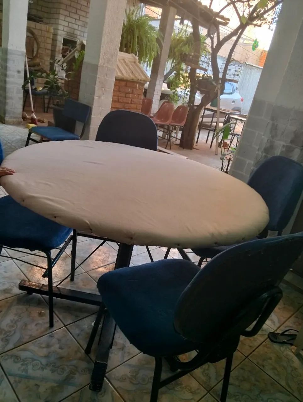 Conjunto de mesa de baralho com 4 cadeiras  - Foto 4