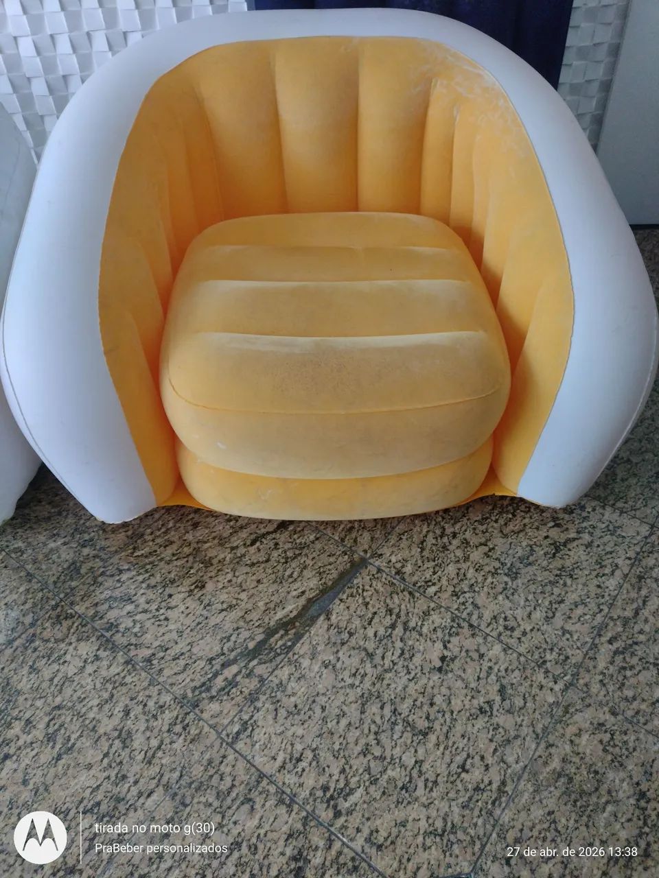 Colchão solteiro inflável + poltronas  - Foto 2
