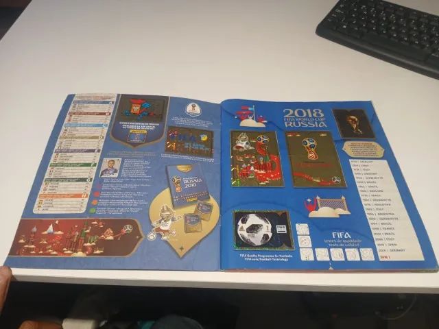 album de figurinhas da copa de 2018 - Foto 3