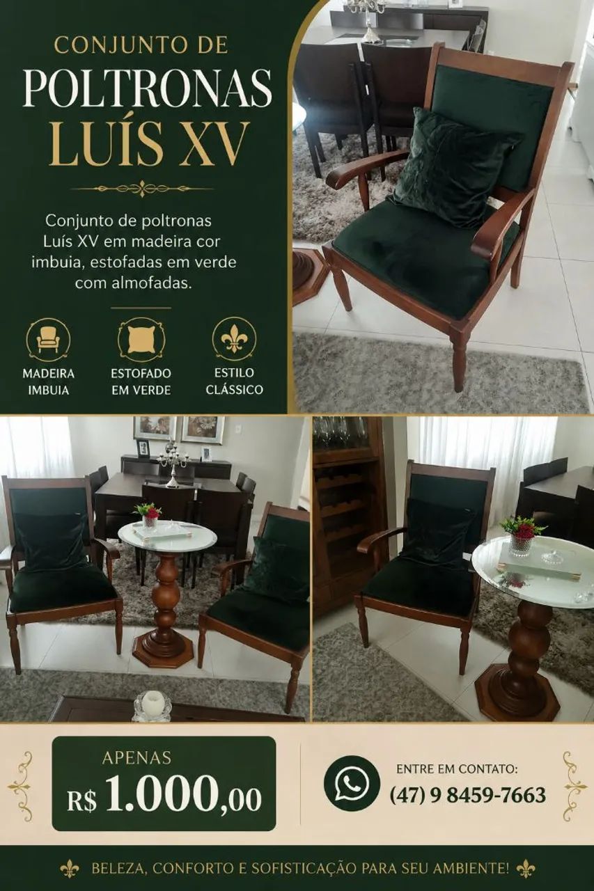 Poltronas Luis XV
