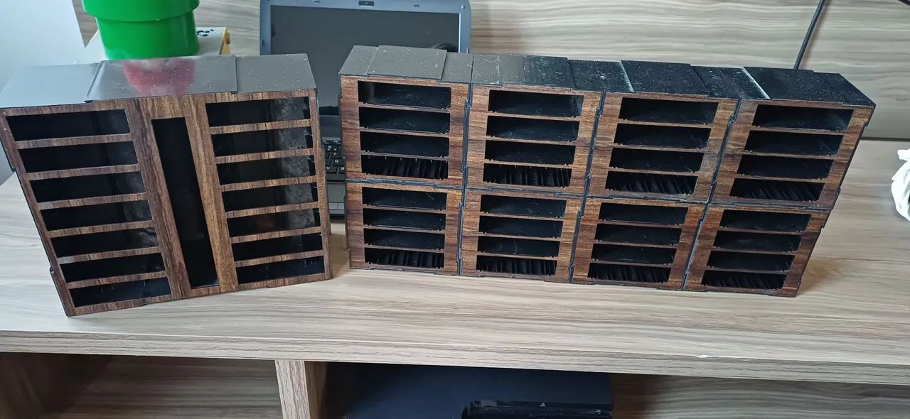 Suporte Cartuchos Atari de Época
