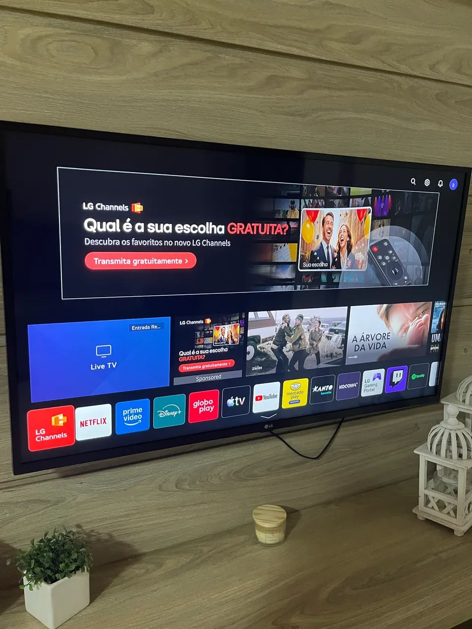 TELEVISÃO LG 43 POLEGADAS 