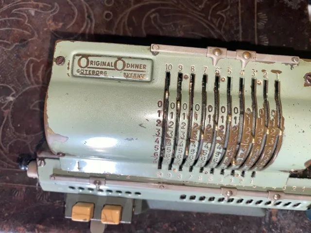Calculadora mecânica de manivela Original Odhner