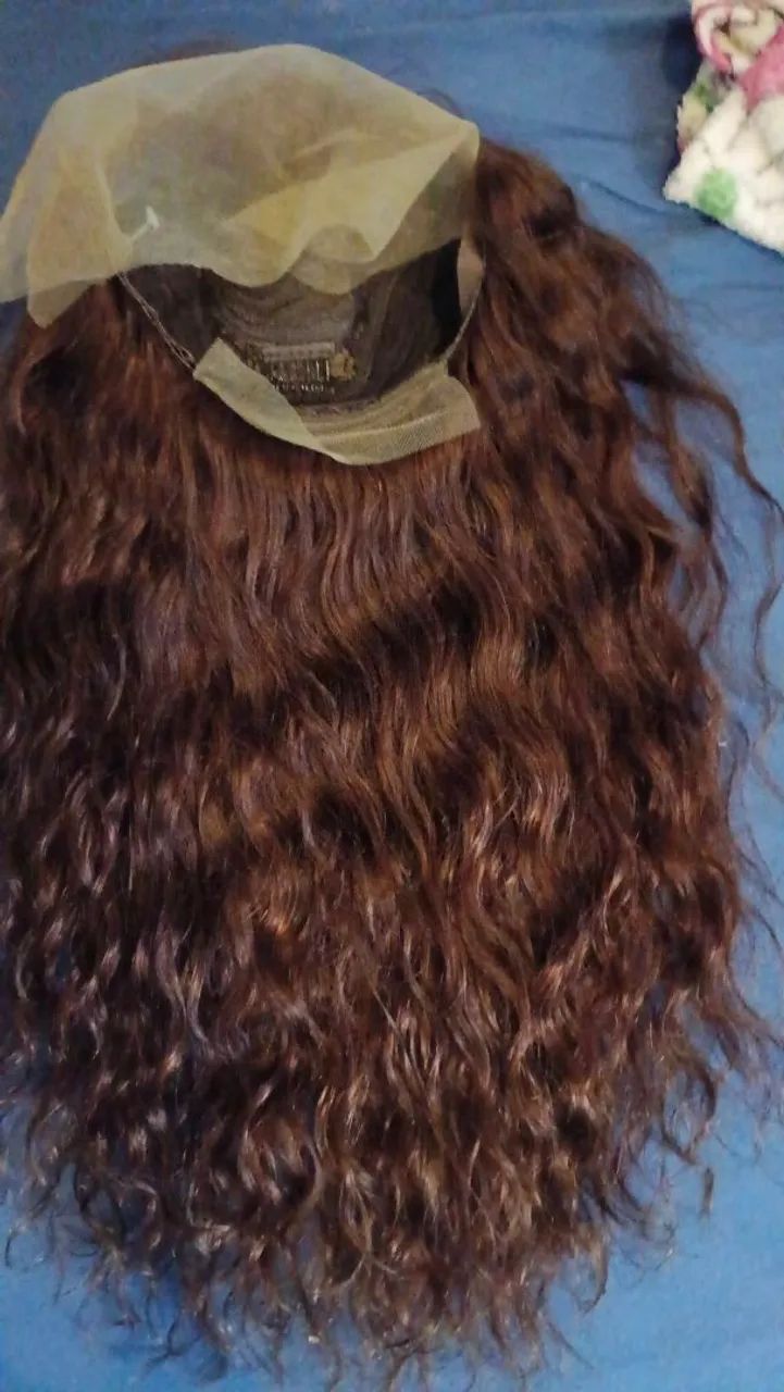 Lace front humana 55 cm cor 4 - Foto 2