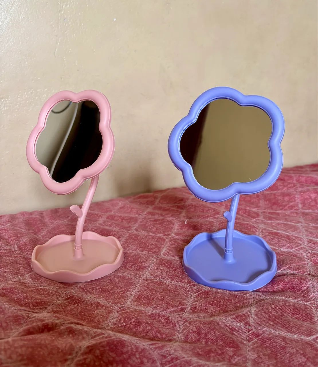Espelho de Mesa forma Flor 