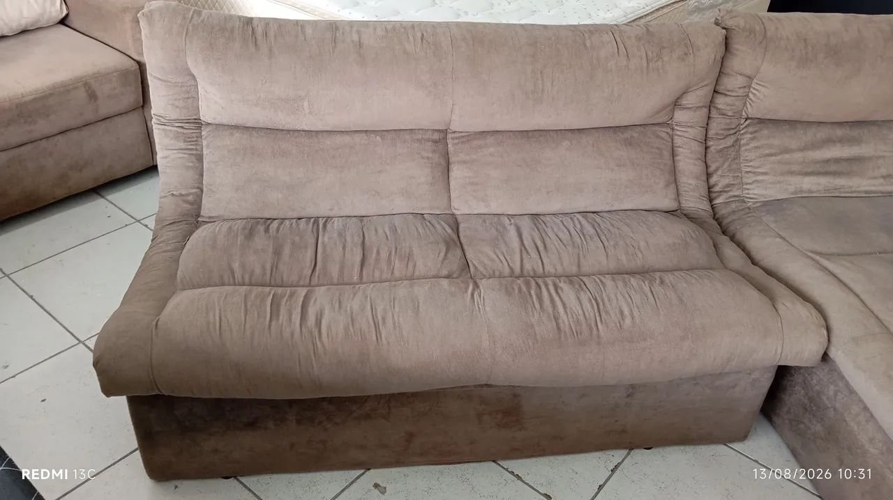 Vendo sofá com chaise de canto - Foto 5