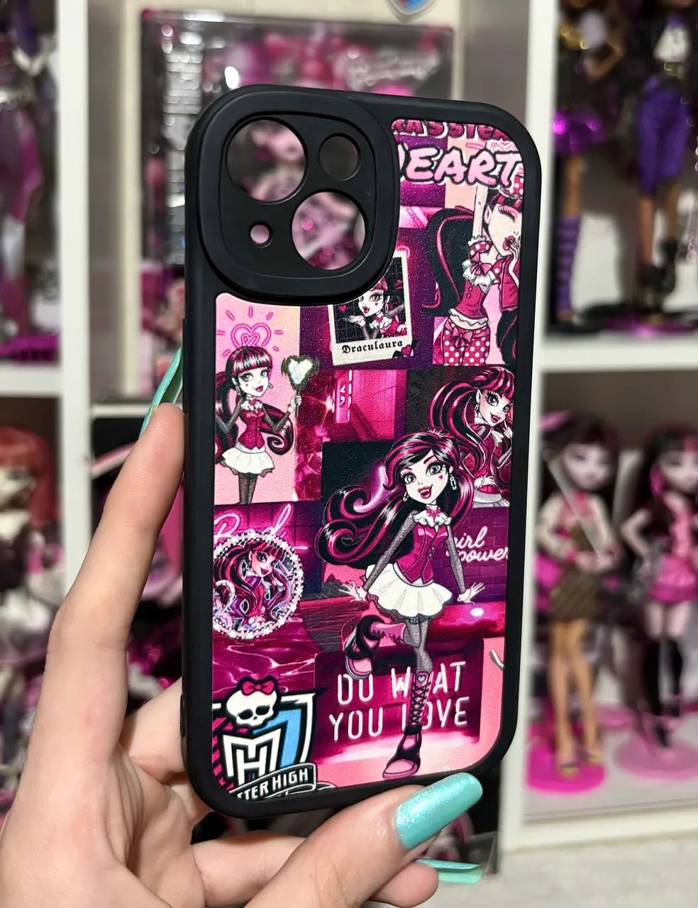 Case capinha Draculaura monster high iphone 15