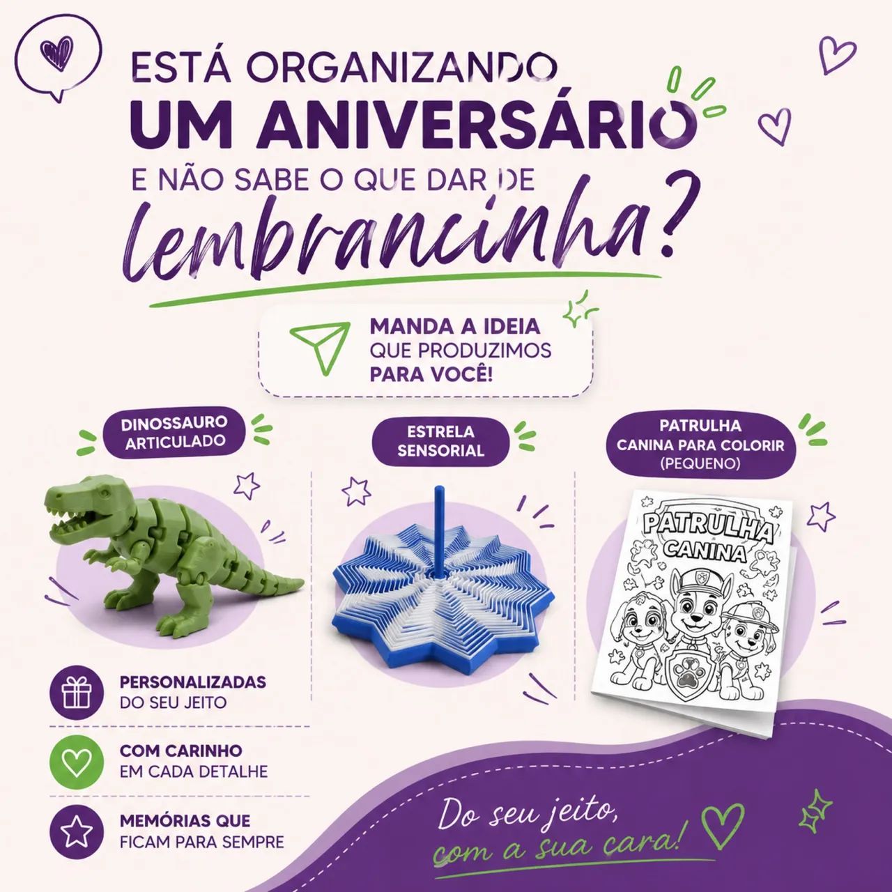 Lembrancinhas para o seu evento