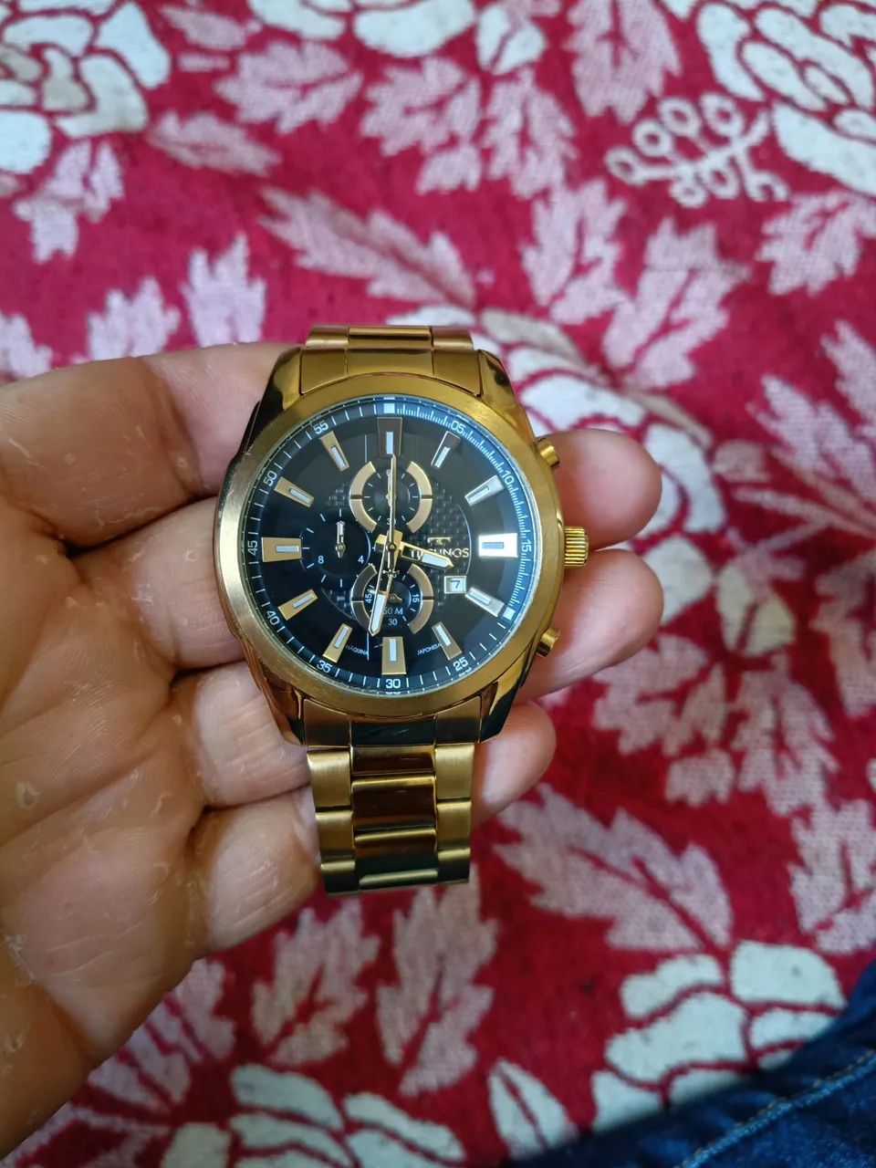 RELÓGIO TECHNOS MASCULINO DOURADO OS1ABC/04