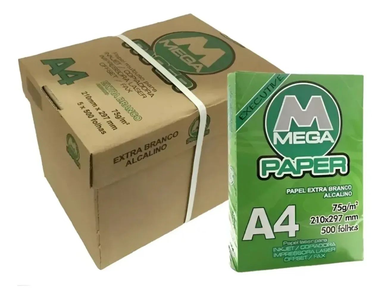 Papel a4 resma 500fls