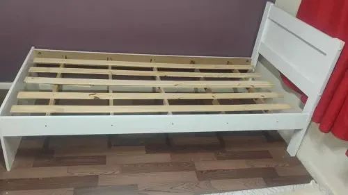 Cama de Solteiro Branca - Foto 4