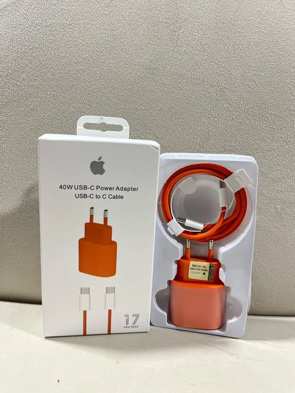 Carregador de iPhone turbo 40w