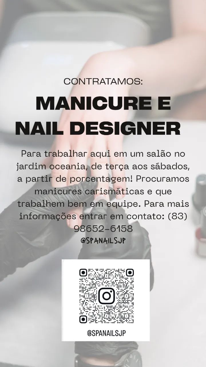 VAGA EM SALÃO DE BELEZA